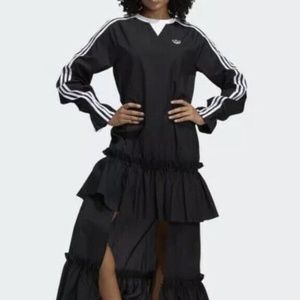Adidas  Maxi Dress Black Originals Stripes - XL